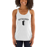 Outdoorsy Outhouse Women's Racerback Tank