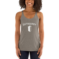 Outdoorsy Outhouse Women's Racerback Tank