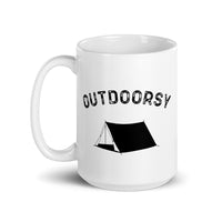 Outdoorsy Camping 15oz Right Handed Mug