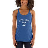 Outdoorsy Campfire Women's Racerback Tank