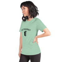 Outdoorsy Outhouse HEATHER Short-Sleeve Unisex Women's T-Shirt