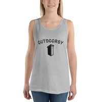 Outdoorsy Outhouse Unisex Womens Tank Top