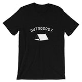 Outdoorsy Camping HEATHER Short-Sleeve Unisex Women's T-Shirt