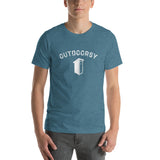 Outdoorsy Outhouse HEATHER Short-Sleeve Unisex Men's T-Shirt