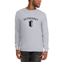 Outdoorsy Outhouse Men's Long Sleeve T-Shirt