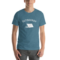 Outdoorsy Camping Short-Sleeve Unisex Men's HEATHER T-Shirt