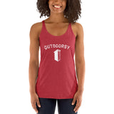 Outdoorsy Outhouse Women's Racerback Tank