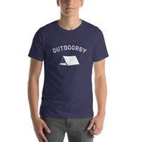 Outdoorsy Camping Short-Sleeve Unisex Men's HEATHER T-Shirt