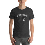 Outdoorsy Fishing Short-Sleeve Unisex Men's HEATHER T-Shirt