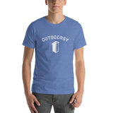 Outdoorsy Outhouse HEATHER Short-Sleeve Unisex Men's T-Shirt