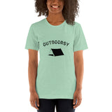 Outdoorsy Camping HEATHER Short-Sleeve Unisex Women's T-Shirt