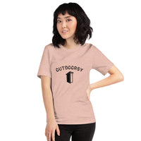 Outdoorsy Outhouse HEATHER Short-Sleeve Unisex Women's T-Shirt