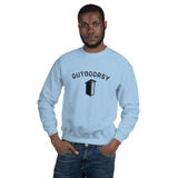 Outdoorsy Outhouse Unisex Men's Crewneck Sweatshirt