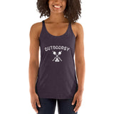 Outdoorsy Campfire Women's Racerback Tank