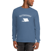 Outdoorsy Camping Long Sleeve Men's T-Shirt