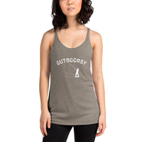 Outdoorsy Fishing Women's Racerback Tank