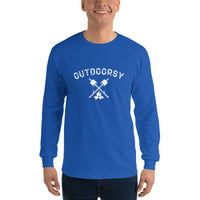 Outdoorsy Campfire Long Sleeve Men's T-Shirt