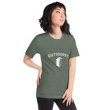 Outdoorsy Outhouse HEATHER Short-Sleeve Unisex Women's T-Shirt