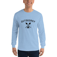 Outdoorsy Campfire Long Sleeve Men's T-Shirt