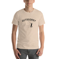 Outdoorsy Fishing Short-Sleeve Unisex Men's HEATHER T-Shirt