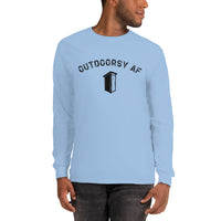 Outdoorsy AF Outhouse Men’s Long Sleeve Shirt