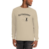 Outdoorsy Fishing Long Sleeve Men's T-Shirt