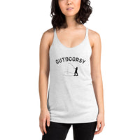 Outdoorsy Fishing Women's Racerback Tank