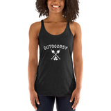 Outdoorsy Campfire Women's Racerback Tank