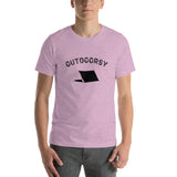 Outdoorsy Camping Short-Sleeve Unisex Men's HEATHER T-Shirt