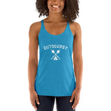 Outdoorsy Campfire Women's Racerback Tank