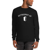 Outdoorsy AF Outhouse Men’s Long Sleeve Shirt