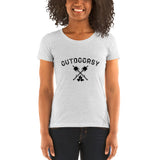 Outdoorsy Campfire Womens Short Sleeve Tri-Blend T-Shirt