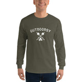 Outdoorsy Campfire Long Sleeve Men's T-Shirt