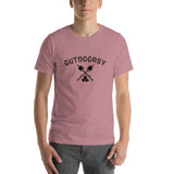 Outdoorsy Campfire Short-Sleeve Unisex Men's HEATHER T-Shirt