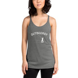 Outdoorsy Fishing Women's Racerback Tank