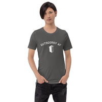 Outdoorsy AF Outhouse Men's Short-Sleeve Unisex T-Shirt