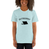 Outdoorsy Camping HEATHER Short-Sleeve Unisex Women's T-Shirt