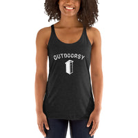 Outdoorsy Outhouse Women's Racerback Tank