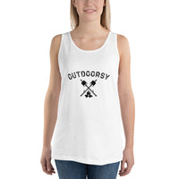 Outdoorsy Campfire Unisex Women's Tank Top