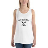 Outdoorsy Campfire Unisex Women's Tank Top