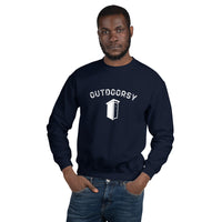 Outdoorsy Outhouse Unisex Men's Crewneck Sweatshirt