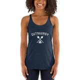 Outdoorsy Campfire Women's Racerback Tank