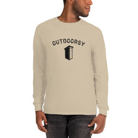 Outdoorsy Outhouse Men's Long Sleeve T-Shirt