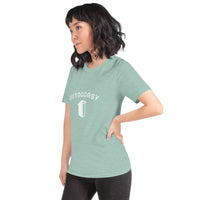 Outdoorsy Outhouse HEATHER Short-Sleeve Unisex Women's T-Shirt