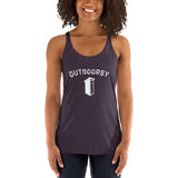 Outdoorsy Outhouse Women's Racerback Tank