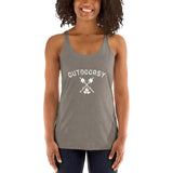 Outdoorsy Campfire Women's Racerback Tank