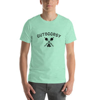 Outdoorsy Campfire Short-Sleeve Unisex Men's HEATHER T-Shirt