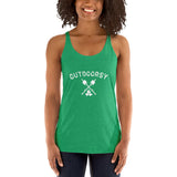 Outdoorsy Campfire Women's Racerback Tank