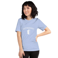 Outdoorsy Outhouse HEATHER Short-Sleeve Unisex Women's T-Shirt