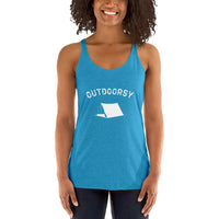 Outdoorsy Camping Women's Racerback Tank